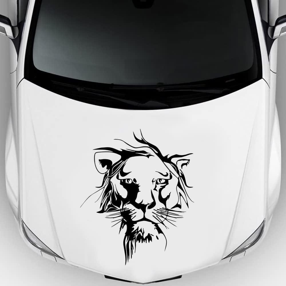 Fierce Lion Car Sticker – Body Side, Hood & Skirt Vinyl Decal Marif Creations