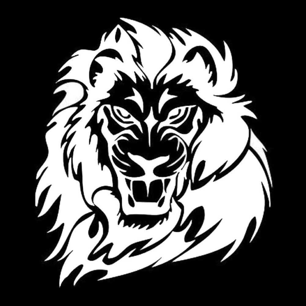 Lion Head Sticker – Car Decoration Stickers Marif Creations