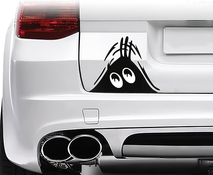 COCOKEN Scary Eyes Car Sticker – Peeking Monster Vinyl Decal Marif Creations