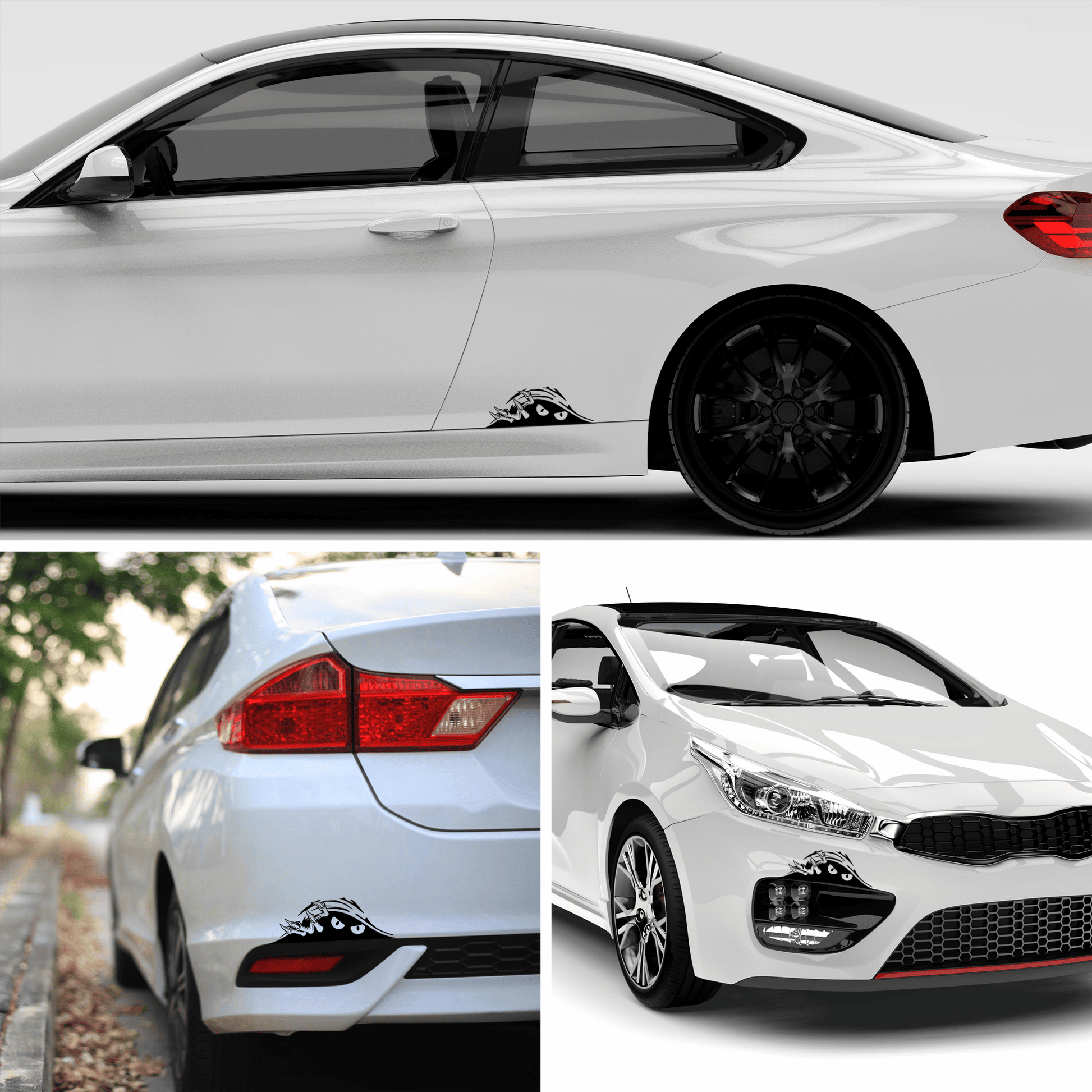 Peeking Monster™ Claws Decal – Funny & Unique Car Sticker Marif Creations