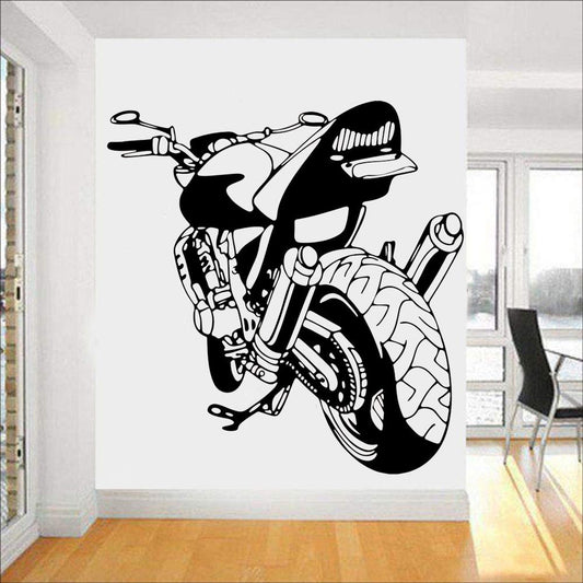 Dynamic Sport Motorcycle Wall Decal | Sleek Bike Vinyl Art for Enthusiasts (Copy) Marif Creation