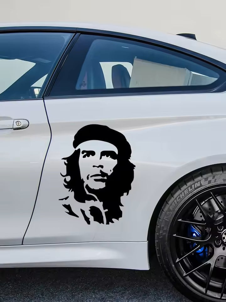 Che Guevara Car Sticker – Revolutionary Vinyl Decal Marif Creations
