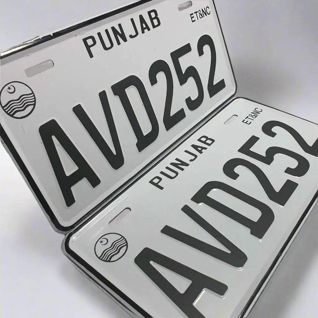 All Punjab Embossed Replica Number Plate - Marif Creations