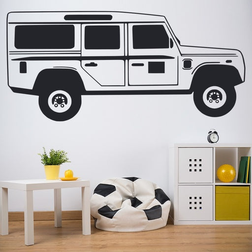 Classic Off-Road 4x4 SUV Wall Decal | Adventure Vehicle Vinyl Art Marif Creation