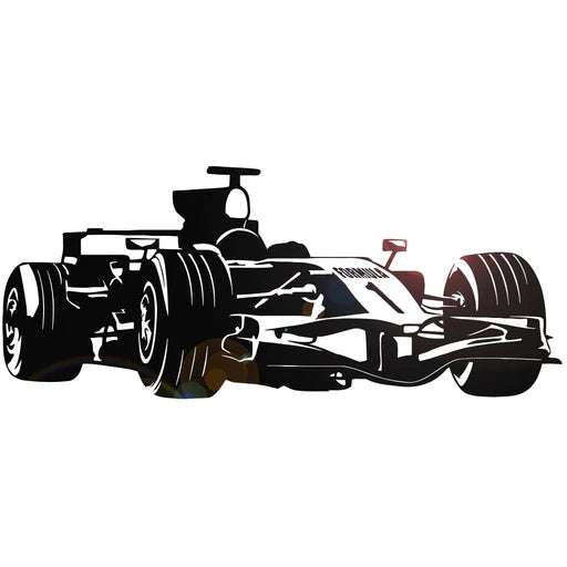 Dynamic Formula 1 Race Car Silhouette Wall Decal | F1 Motorsport Art Marif Creation