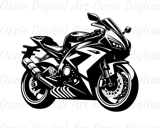 Tribal Flame Motorcycle Vinyl Wall Decal | Custom Chopper Art for Garage & Man Cave (Copy) Marif Creation