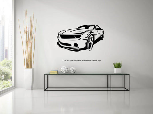 Dynamic Muscle Car Wall Decal | Chevrolet Camaro Style Vinyl Art Marif Creation