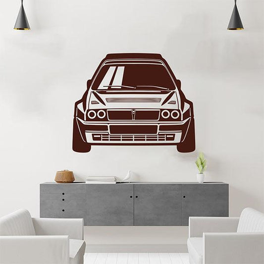 Lancia Delta Integrale Classic Car Wall Decal | Iconic Rally Automotive Art Marif Creation