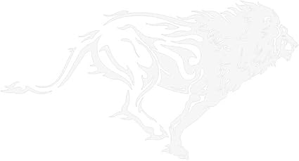 Lion Car Sticker – Right Side Scratch Decoration Decal Marif Creations