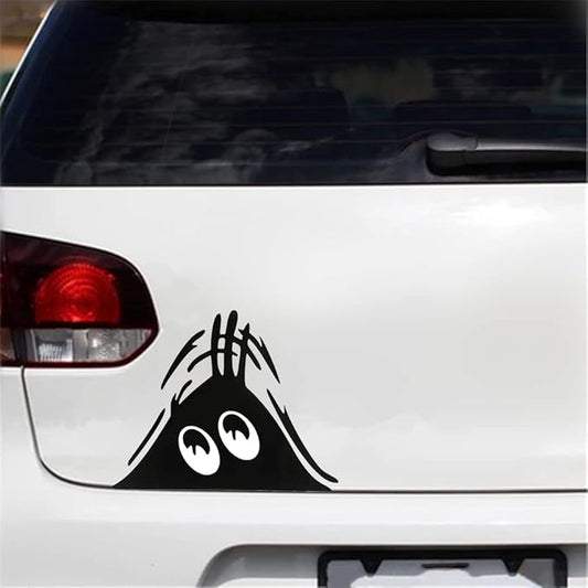 COCOKEN Scary Eyes Car Sticker – Peeking Monster Vinyl Decal