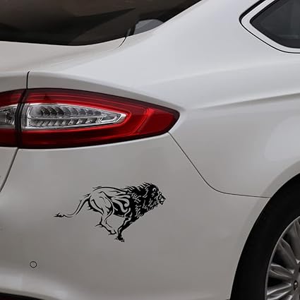 Lion Car Sticker – Right Side Scratch Decoration Decal Marif Creations