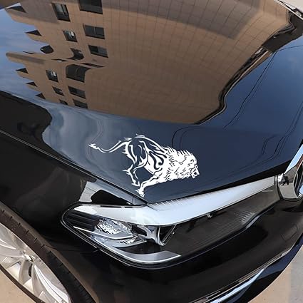 Lion Car Sticker – Right Side Scratch Decoration Decal Marif Creations