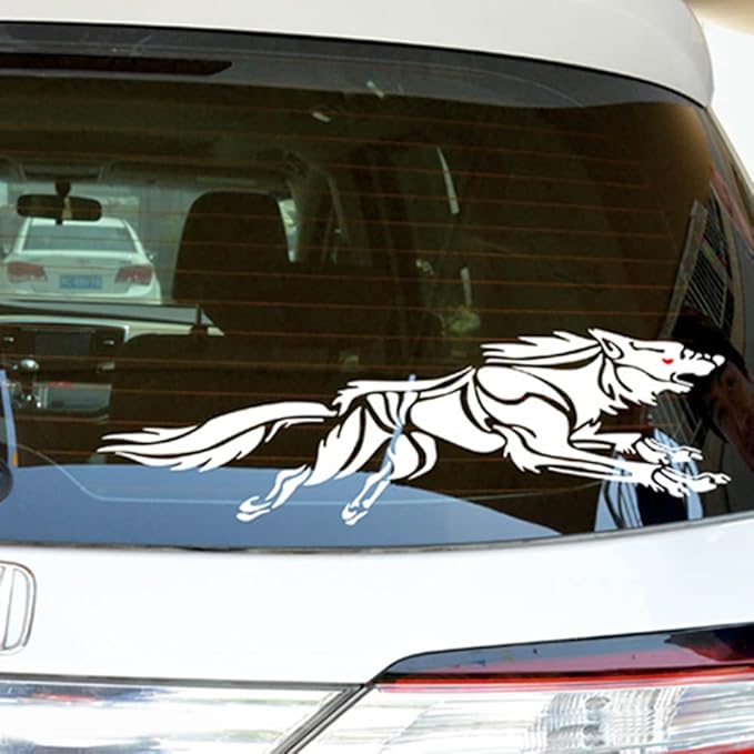 Wolf Graphic Car Hood Stickers Marif Creations