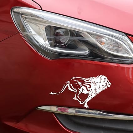 Lion Car Sticker – Right Side Scratch Decoration Decal Marif Creations