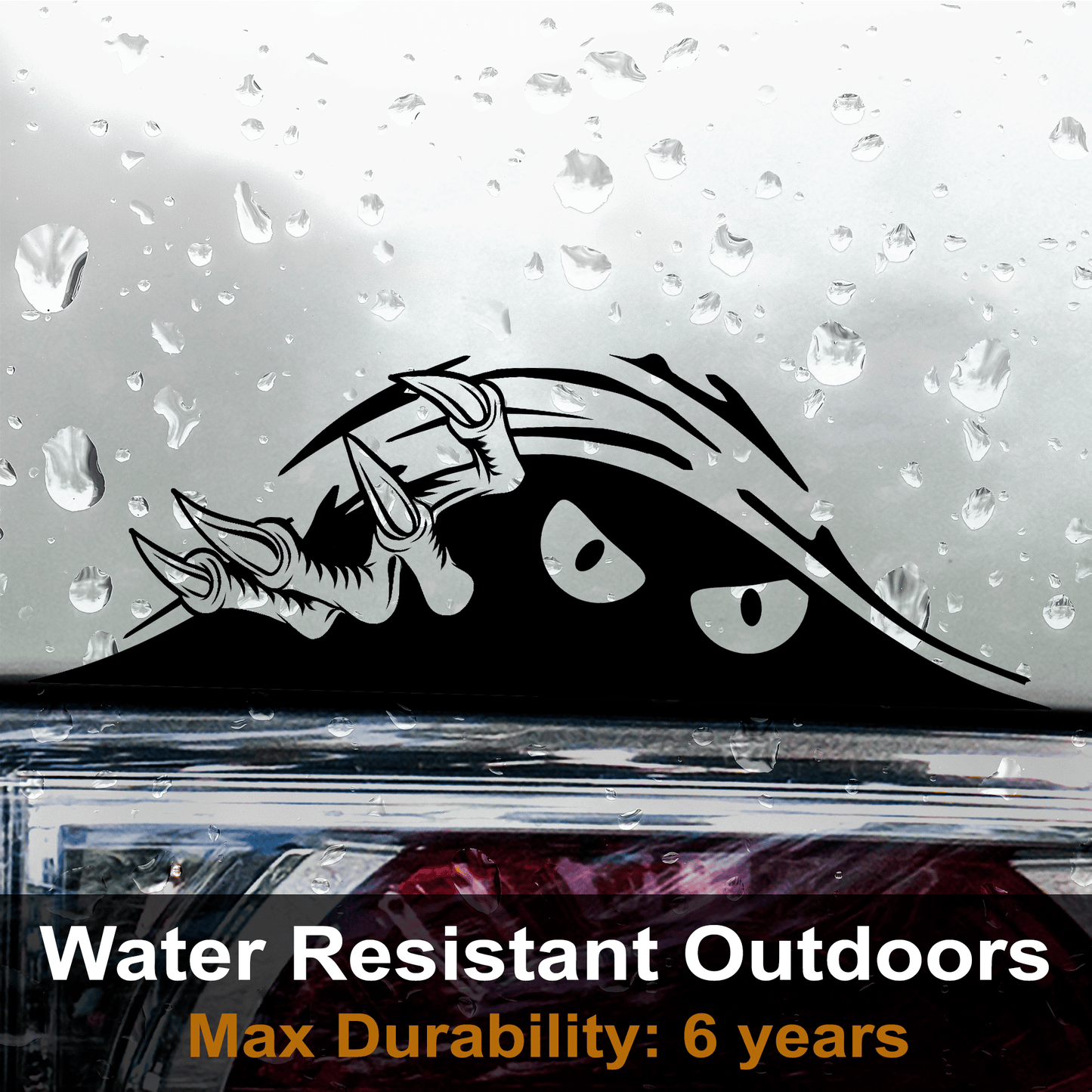 Peeking Monster™ Claws Decal – Funny & Unique Car Sticker Marif Creations