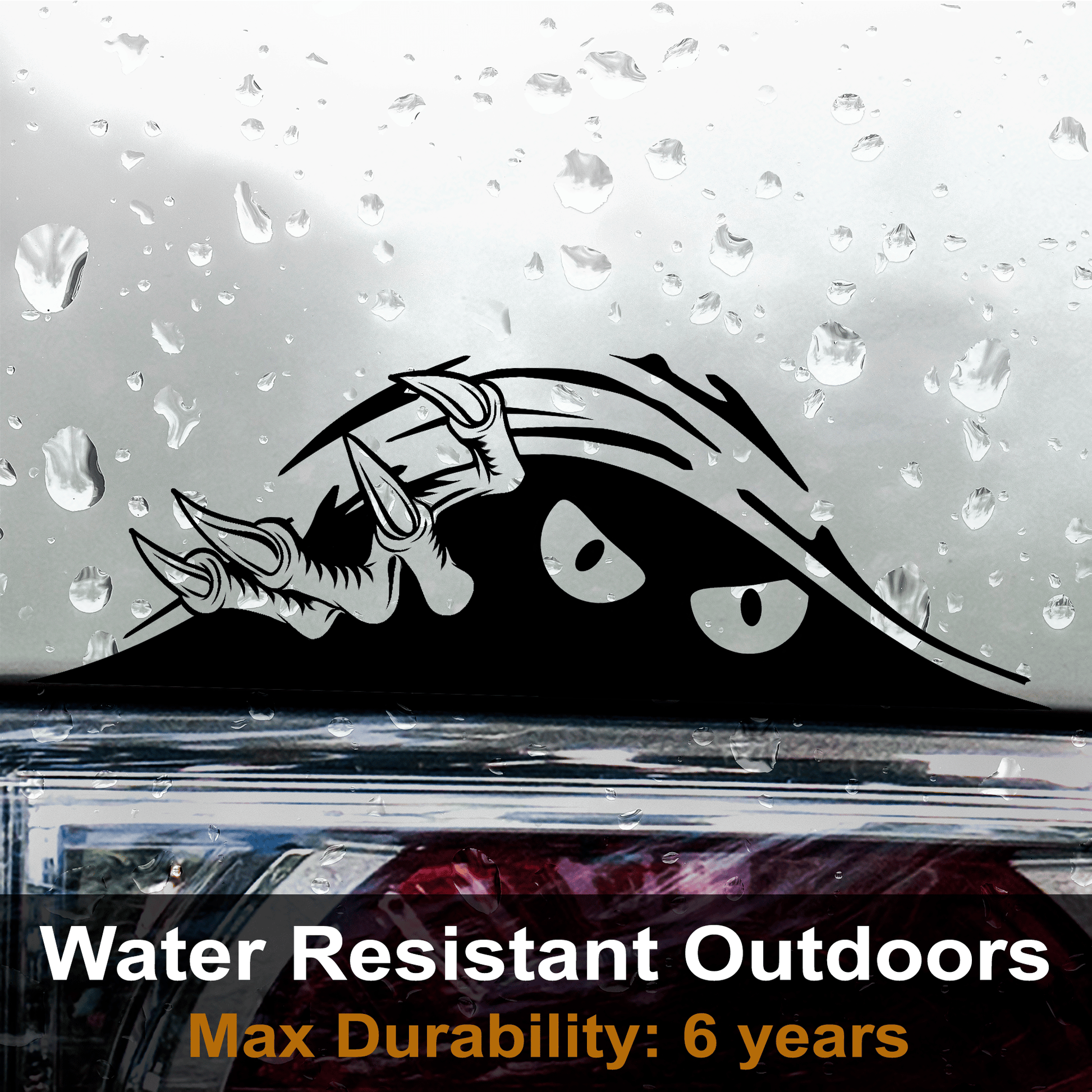 Peeking Monster™ Claws Decal – Funny & Unique Car Sticker Marif Creations