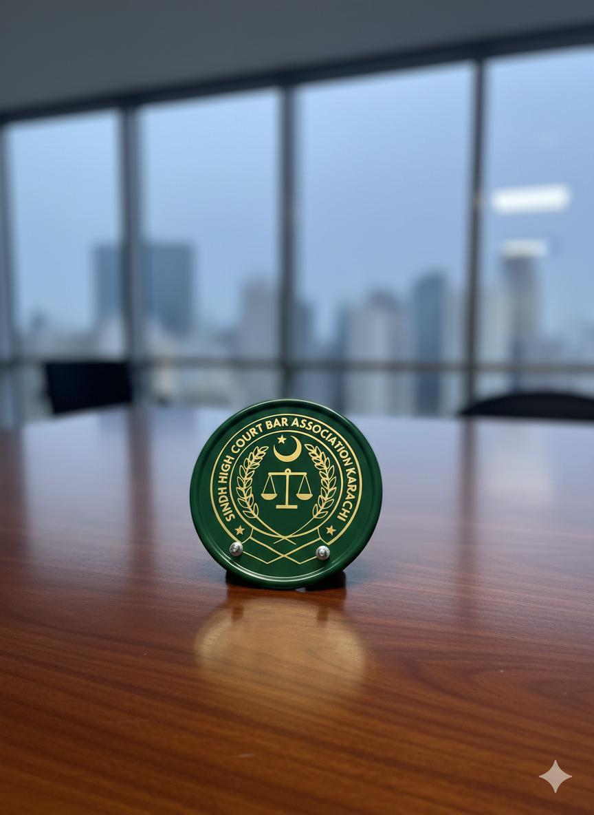 Sindh High Court Bar Council (Round Plates) Marif Creations
