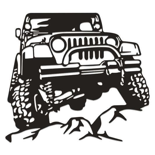 Rugged Off-Road Jeep Wall Decal | 4x4 Adventure Vinyl Art Marif Creation
