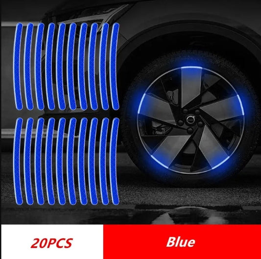 Blue Reflecting Alloyrim Stickers My Store