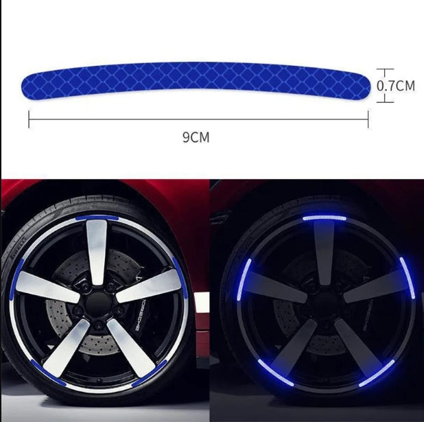 Blue Reflecting Alloyrim Stickers My Store