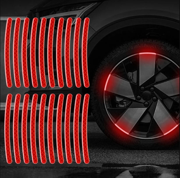 Red Reflecting Alloyrim Stickers My Store