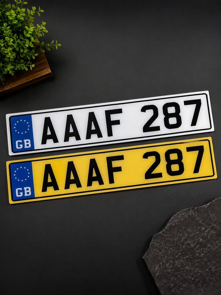 Embossed Replica Number Plates | Car & Bike Number Plates – Marif Creations