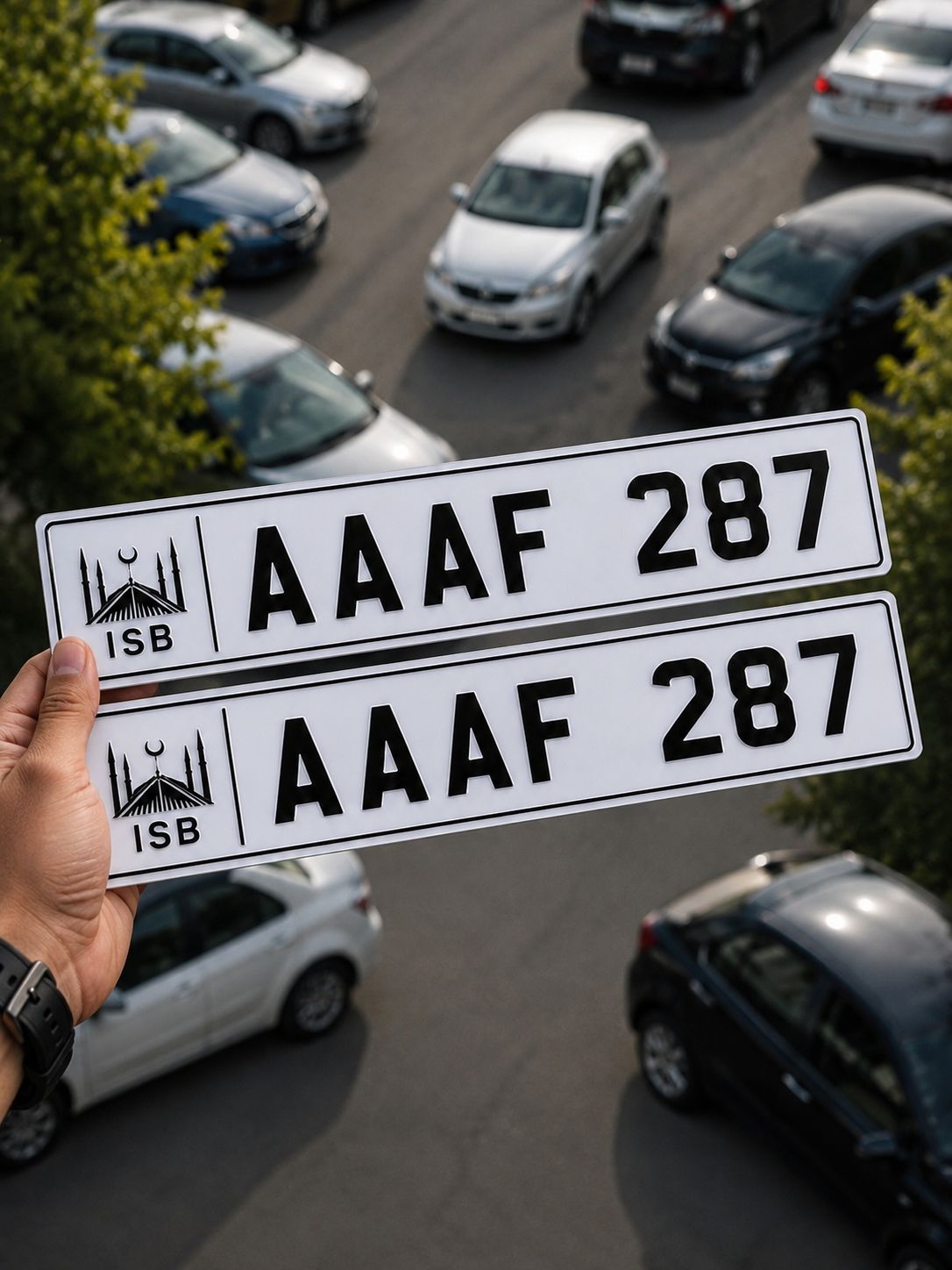 Islamabad Style Fancy Number Plates (Size: 20.5 inch 4.25 inch) (Copy) My Store