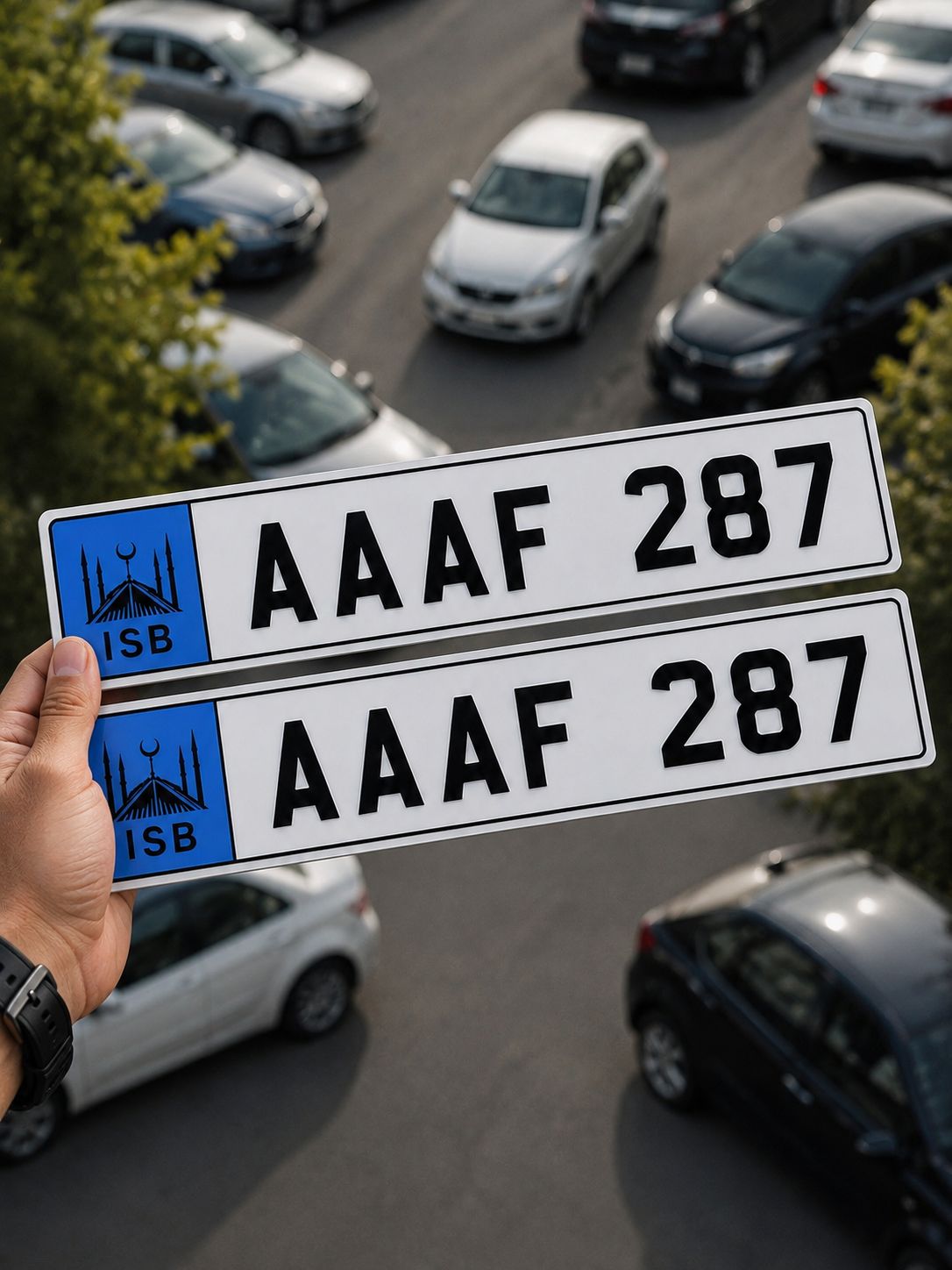 Islamabad Style Fancy Number Plates (Size: 20.5 inch 4.25 inch) (Copy) My Store