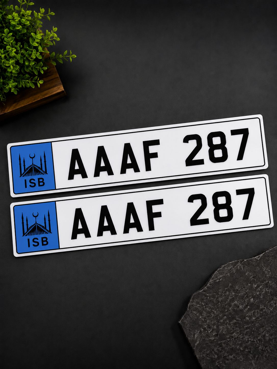 Islamabad Style Fancy Number Plates (Size: 20.5 inch 4.25 inch) (Copy) My Store
