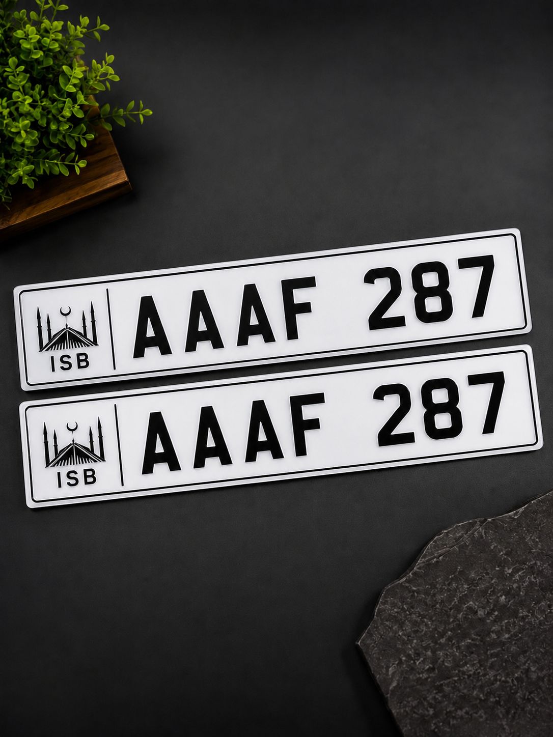Islamabad Style Fancy Number Plates (Size: 20.5 inch 4.25 inch) (Copy) My Store