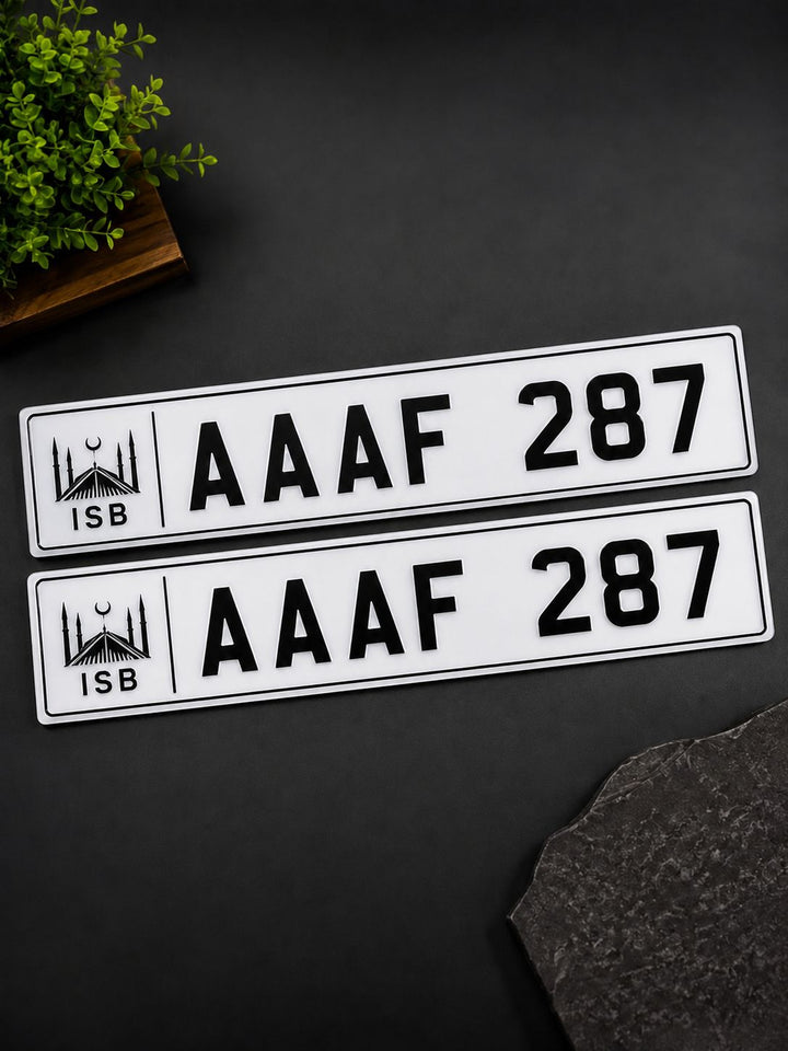 Embossed Replica Number Plates | Car & Bike Number Plates – Marif Creations