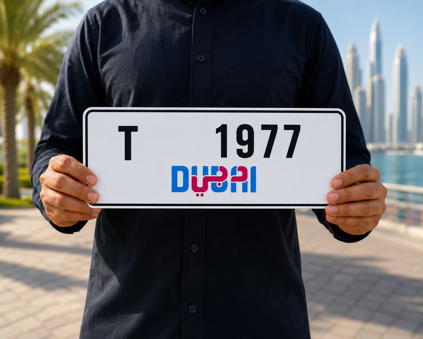 Dubai Style Acrylic Plates For Car My Store