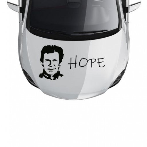 Hope – Imran Khan” Bonnet Car Sticker – Patriotic Vinyl Decal