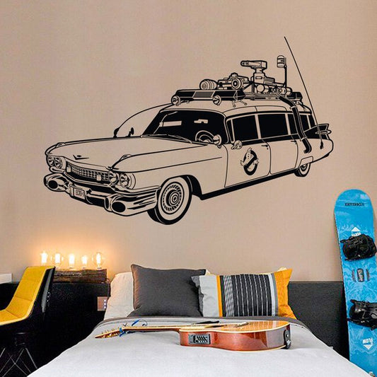 Knight Rider K.I.T.T. Pontiac Trans Am Vinyl Wall Decal | 80s Retro Car Art Marif Creation